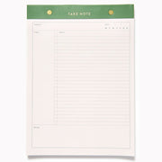 Green Take Note Legal Pad