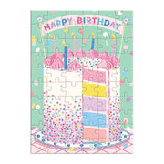 Confetti Birthday Cake Greeting Card Puzzle