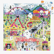 Michael Storrings Haunted Amusement Park 500 Piece Puzzle