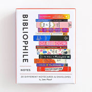 Bibliophile Notes: 20 Different Notecards & Envelopes (Notecards for Book Lovers, Illustrated Notecards, Stationery)
