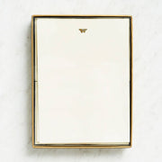 Gold Butterfly Stationery Set