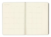 2027 Paper Source Dusty Mauve Monthly Pocket Planner