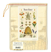Bees & Honey Tea Towel