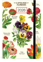 2026 Cavallini Language of Flowers Weekly Planner