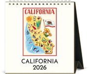 2026 Cavallini California Desk Calendar