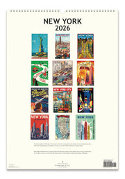 2026 Cavallini New York Wall Calendar