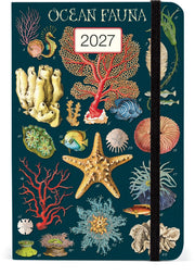 2027 Ocean Fauna Weekly Pocket Planner