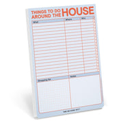Things to Do Around the House Notepad with Magnet (Pastel Edition)